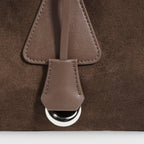 Voralis brown leather bag - interior pocket view
