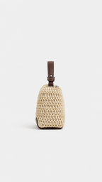 Voralis beige crossbody bag - strap detail