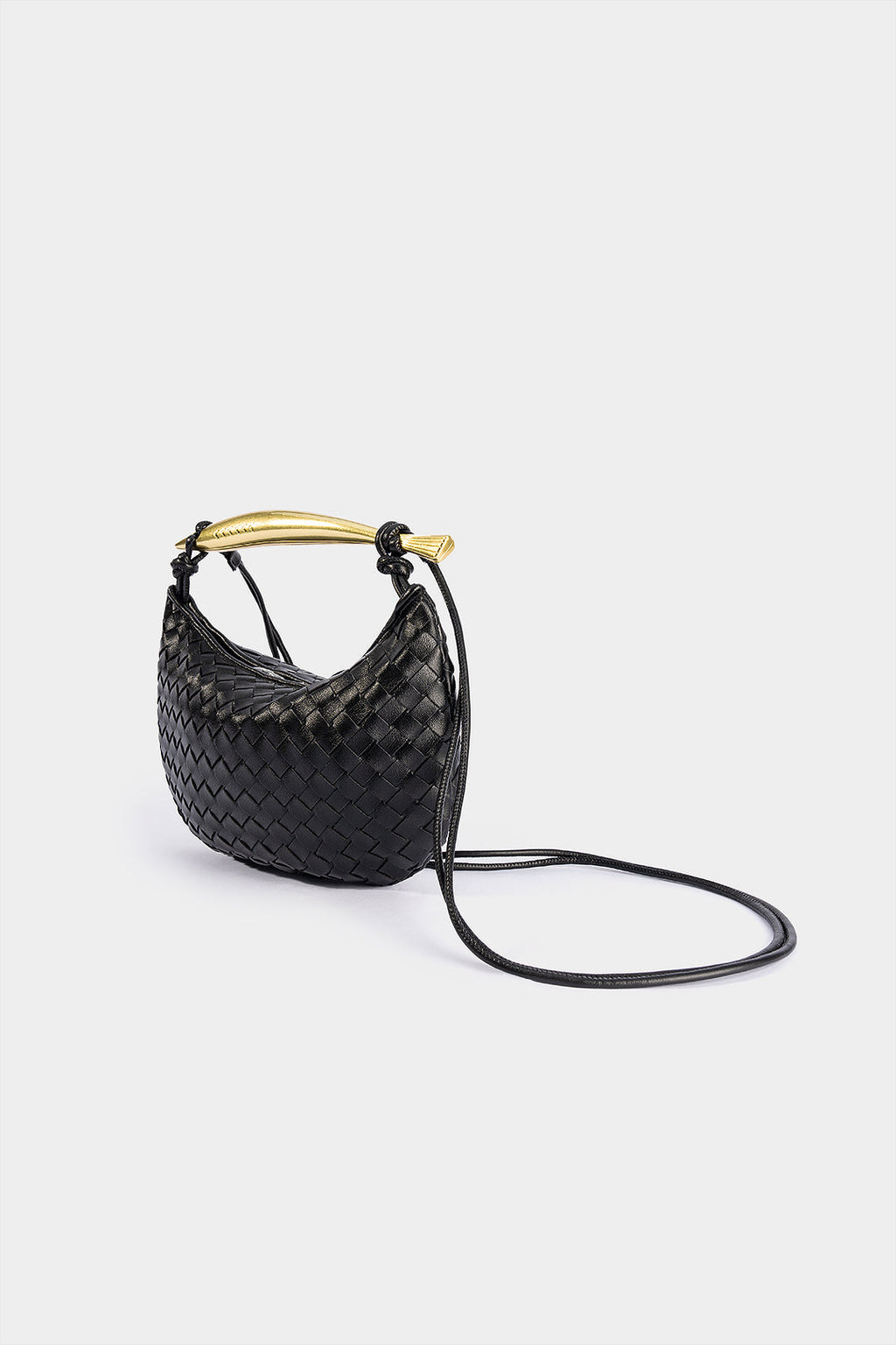 Voralis black tote bag - interior lining view